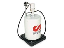 Pistola de graxa pneumática com suporte Samoa EGC-20/450, para barris de 20 kg, art.: 486200.