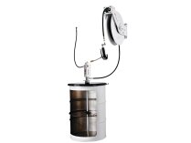 Conjunto Pumpmaster 3+3 com bomba para barris de 185 kg com arte de serpentina Samoa. 453602