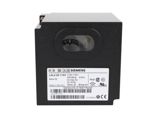 Siemens LAL2.25-110V stoker automatic.