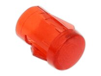 Tampa de lâmpada Ecoflam, plástico, Ø10 mm, vermelho, art: 65322054