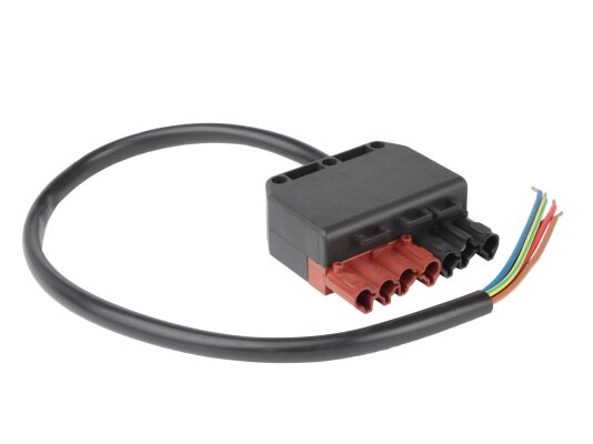 Conector Wieland 7P com cabo (fêmea), número do artigo: 65322095