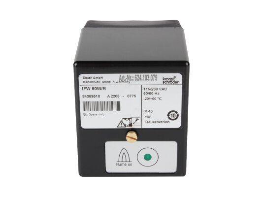 Controlador de queimador Kromschroder IFW50W/R, art: 84359510.