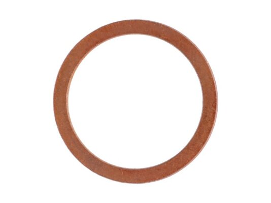 Junta de cobre Weishaupt 11 x 14 x 1 mm, arte: 440033.