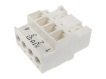 Conector de 4 pinos Weishaupt X10-01, arte: 716322