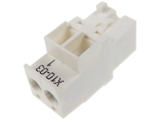 Conector Weishaupt X10-03 de 2 pinos, art.: 716324