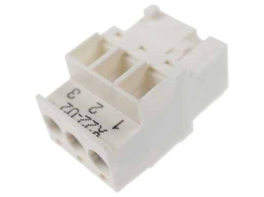 Conector Weishaupt X22-02 de 3 pinos, art.: 716365.