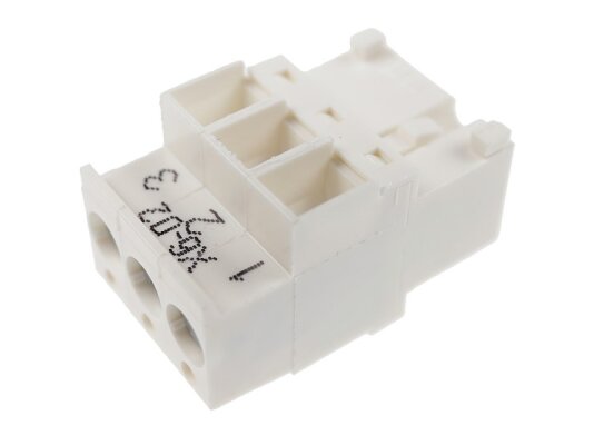 Conector Weishaupt X6-02 de 3 pinos, art.: 716311.