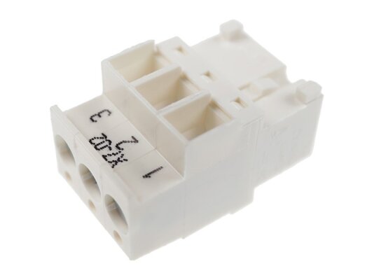 Conector Weishaupt X7-02 de 3 pinos, art: 716314.