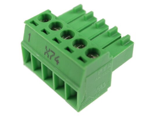 Weishaupt X74 plugue de 5 pinos, art.: 716417