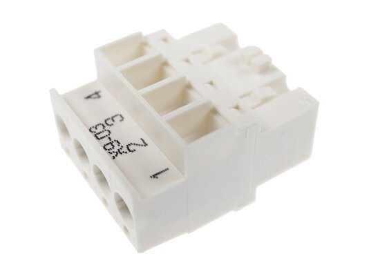 Conector Weishaupt X9-03 de 4 pinos, art.: 716321