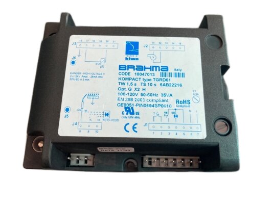 Gerenciador de combustão Brahma TGRD61, arte: 18047013.