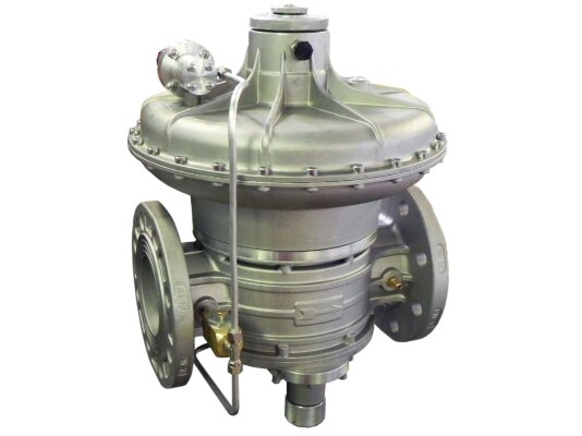 Regulador de pressão de gás Madas FRG/2MBZ DN32 5/300, conexão flangeada, art: 153 RE 3MB 531032