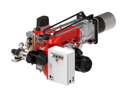 Queimador a gás/diesel FBR K X6/M TL EVO + R. CE-CT DN65-FS65.